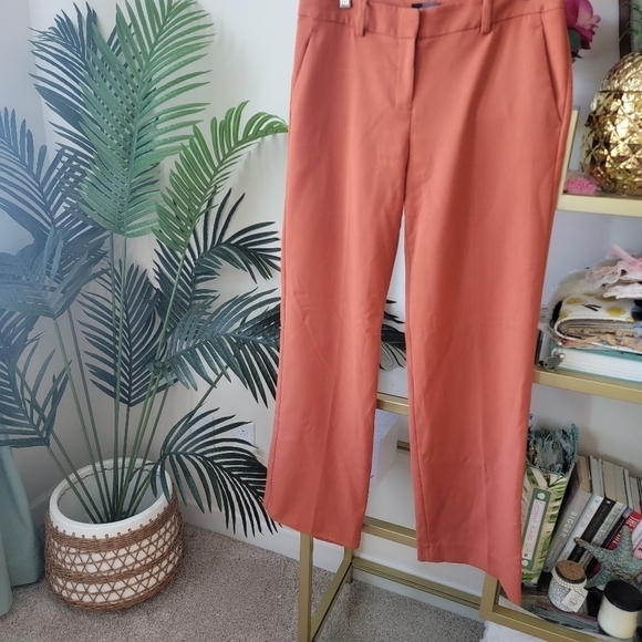 The Limited Orange Wide Leg Zip Up Women's Trouser Pant Size 6 Regular - Picture 2 of 7